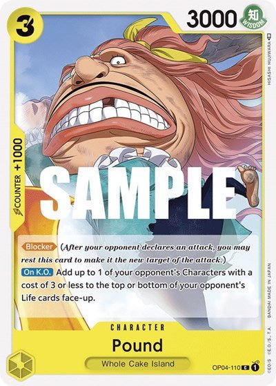 Pound (Kingdoms of Intrigue) Near Mint - Nick Nack's Full Frontal Attack