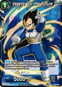 Vegeta, for the Future (Tournament Pack Vol. 8) (P-385) [Tarjetas de Promoción de Torneo] 