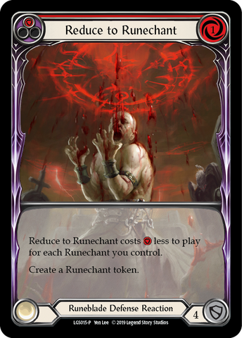 Réduire en chant runique (rouge) [LGS015-P] 1ère édition Normal 