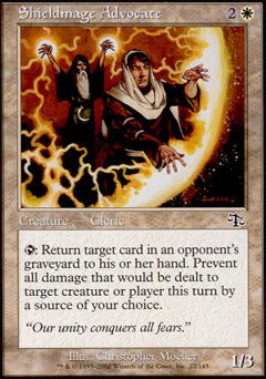 Shieldmage Advocate (Judgment) Light Play Foil - Nick Nack's Full Frontal Attack