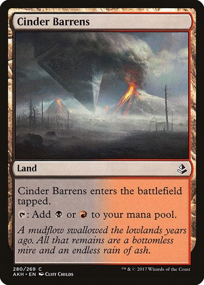 Cinder Barrens (Amonkhet) Near Mint