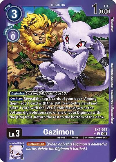 Gazimon (Limited Foil) (Versus Monsters) Near Mint Foil