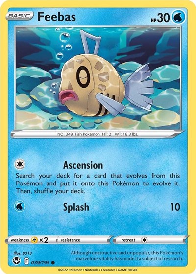 Feebas (SWSH12: Silver Tempest) Near Mint