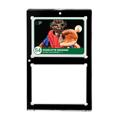 35PT 2-Card Black Border UV ONE-TOUCH Magnetic Holder