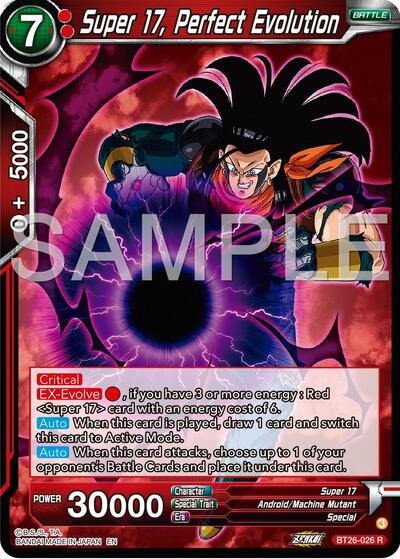 Super 17, Perfect Evolution (Ultimate Advent) Near Mint Foil