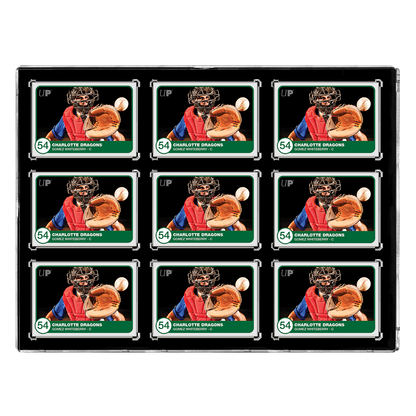 35PT 9-Card Black Border UV ONE-TOUCH Magnetic Holder