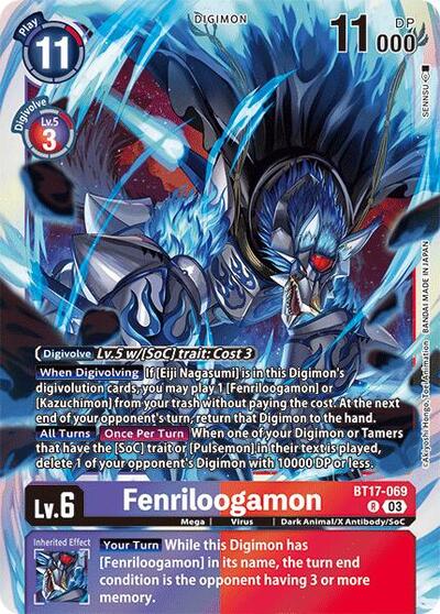 Fenriloogamon (Secret Crisis) Near Mint Foil