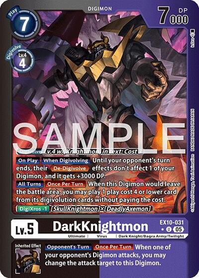 DarkKnightmon (Alternate Art) (Sinister Order) Near Mint - Nick Nack's Full Frontal Attack