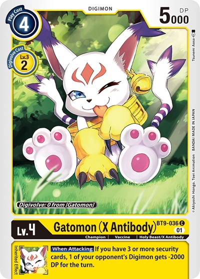 Gatomon (X Antibody) (X Record) Near Mint