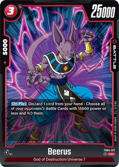 Beerus (Ultra Limit) Near Mint