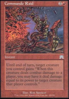 Commando Raid (Onslaught) Medium Play