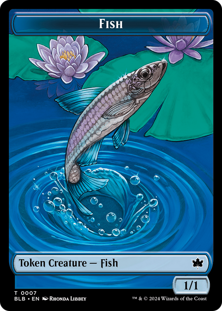 Fish Token [Bloomburrow Tokens]