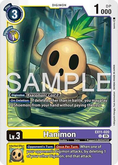 Hanimon (Dawn of Liberator) Near Mint - Nick Nack's Full Frontal Attack