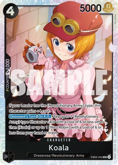 Koala (Extra Booster: One Piece Heroines Edition) Near Mint Foil