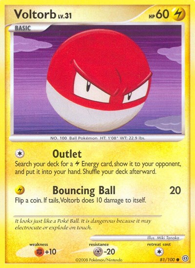 Voltorb (81) (Stormfront) Near Mint