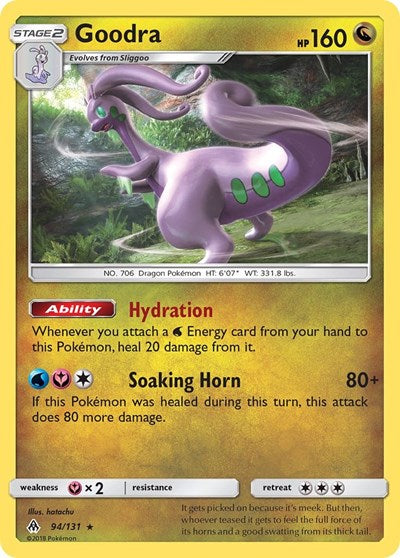 Goodra (SM - Forbidden Light) Near Mint Holofoil