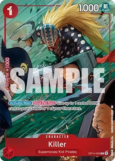 Killer (One Piece Illustration Box Vol. 8) (One Piece Promotion Cards) Near Mint Foil
