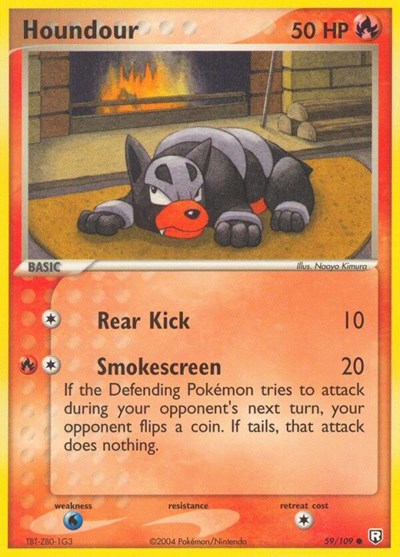 Houndour - 059 (Team Rocket Returns) Light Play