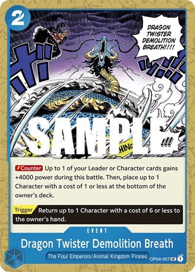Dragon Twister Demolition Breath (Kingdoms of Intrigue) Near Mint - Nick Nack's Full Frontal Attack