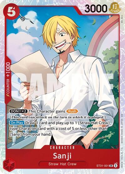 Sanji (Starter Deck 31: RED Monkey.D.Luffy) Near Mint Foil
