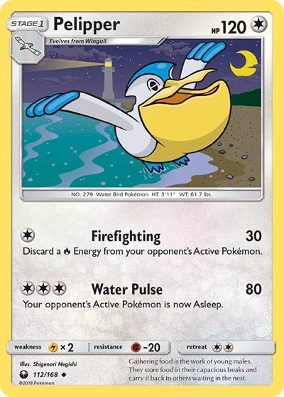 Pelipper (SM - Celestial Storm) Near Mint - Nick Nack's Full Frontal Attack