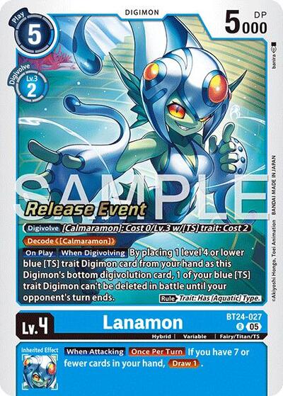 Lanamon (Time Stranger Release Events Cards) Near Mint