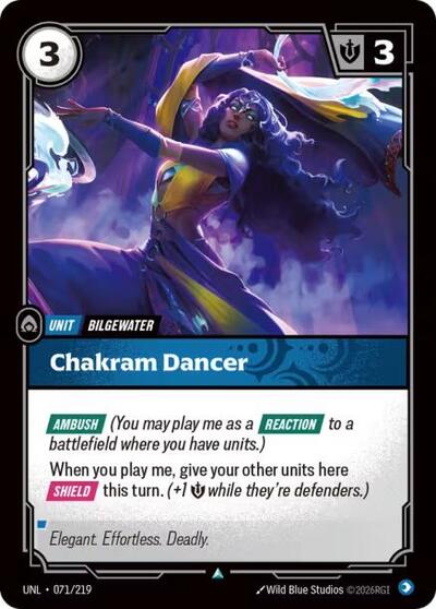 Chakram Dancer (Unleashed) Near Mint