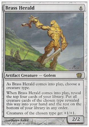 Brass Herald (8th Edition) Near Mint - Nick Nack's Full Frontal Attack