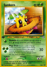 Sunkern (Neo Genesis) Light Play 1st Edition