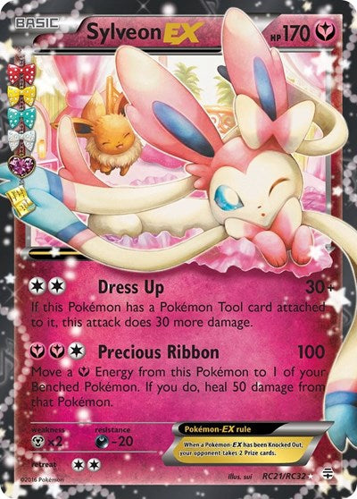 Sylveon EX (Generations: Radiant Collection) Near Mint Holofoil