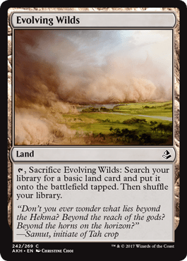Evolving Wilds (Amonkhet) Near Mint - Nick Nack's Full Frontal Attack