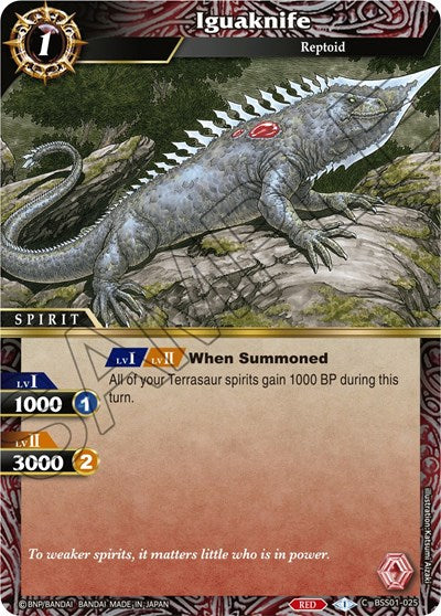 Iguaknife (Dawn of History) Near Mint
