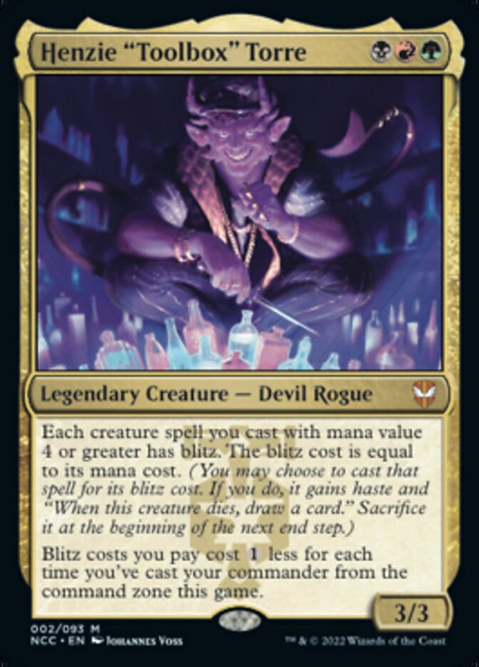 Henzie Toolbox Torre (Commander: Streets of New Capenna) Near Mint Foil