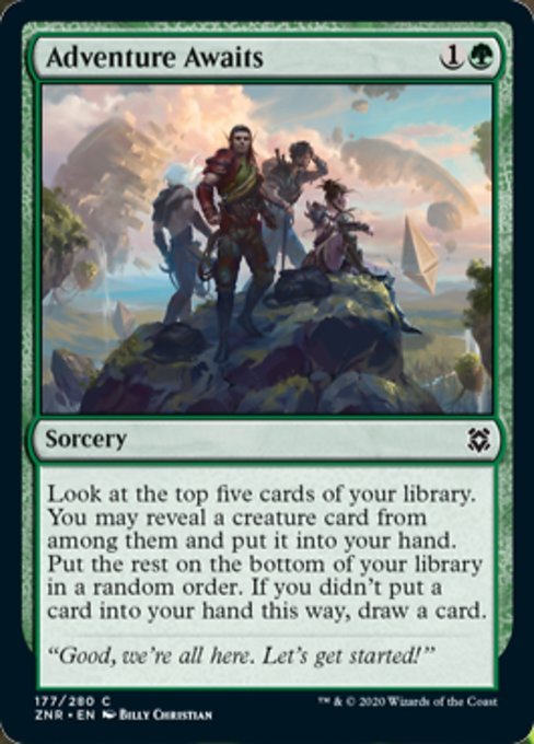 Adventure Awaits (Zendikar Rising) Near Mint - Nick Nack's Full Frontal Attack