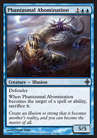 Phantasmal Abomination (Rise of the Eldrazi) Light Play