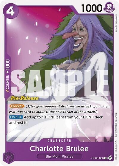Charlotte Brulee (Two Legends Pre-Release Cards) Near Mint