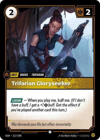 Trifarian Gloryseeker (Origins) Near Mint - Nick Nack's Full Frontal Attack