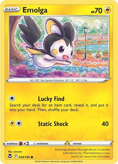 Emolga (SWSH12: Silver Tempest) Near Mint