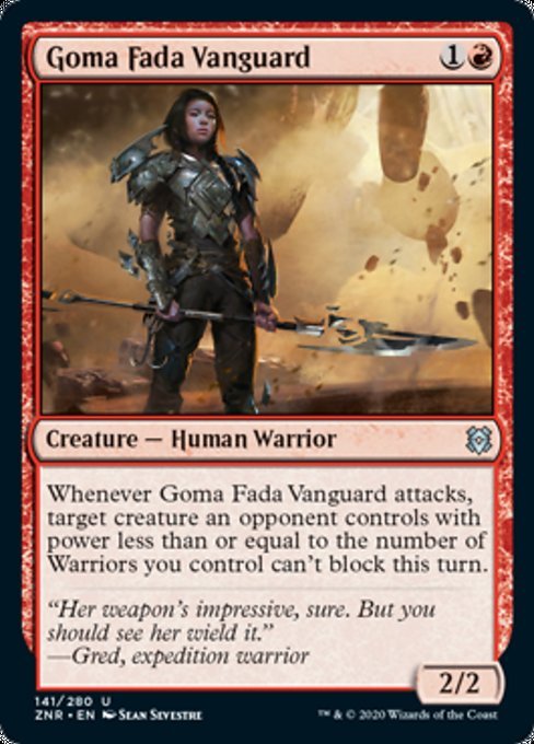 Goma Fada Vanguard (Zendikar Rising) Near Mint - Nick Nack's Full Frontal Attack