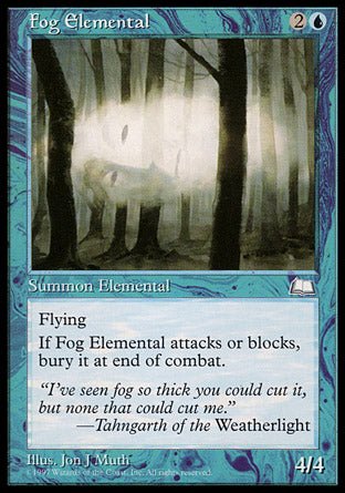 Fog Elemental (Weatherlight) Light Play - Nick Nack's Full Frontal Attack