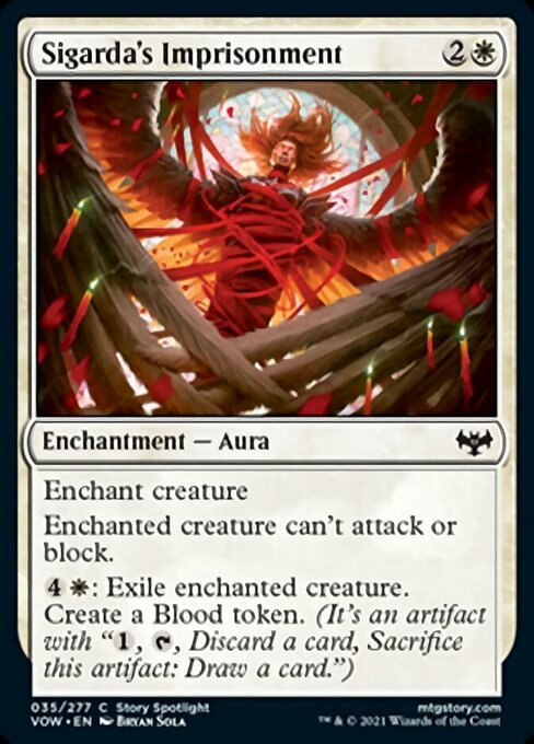Sigarda's Imprisonment (Innistrad: Crimson Vow) Near Mint - Nick Nack's Full Frontal Attack