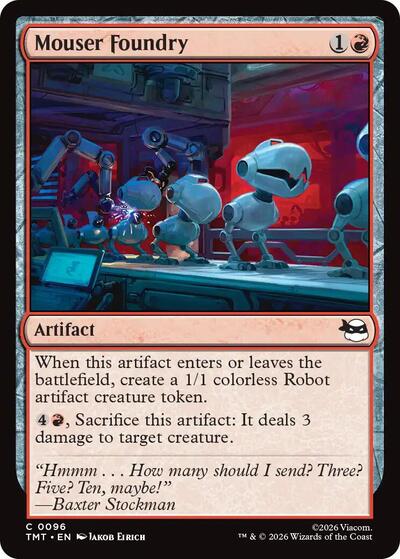 Mouser Foundry (Teenage Mutant Ninja Turtles) Near Mint Foil