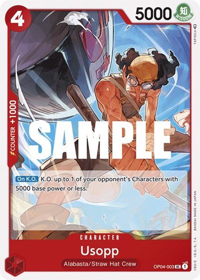 Usopp (Kingdoms of Intrigue) Near Mint - Nick Nack's Full Frontal Attack