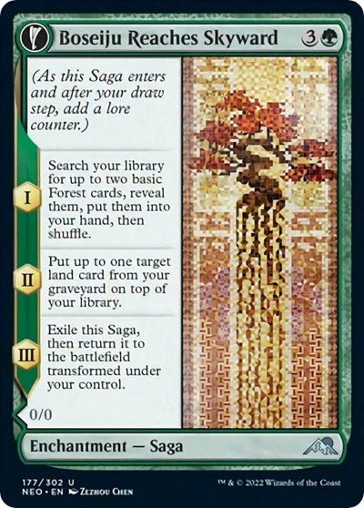Boseiju Reaches Skyward (Kamigawa: Neon Dynasty) Near Mint - Nick Nack's Full Frontal Attack