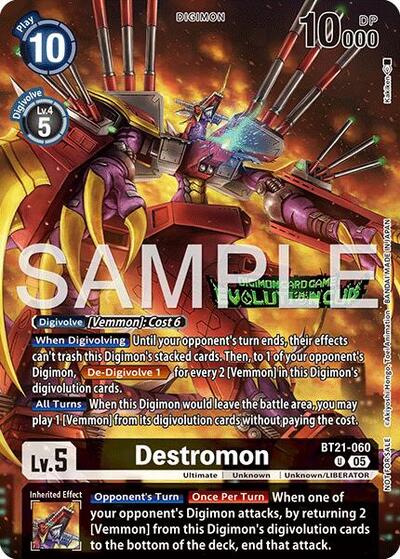 Destromon (Evolution Cup 2026 Vol. 1 Participant) (World Convergence) Near Mint Foil - Nick Nack's Full Frontal Attack