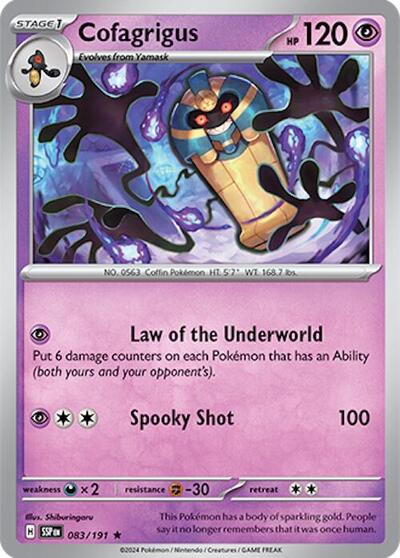 Cofagrigus (SV08: Surging Sparks) Near Mint Holofoil