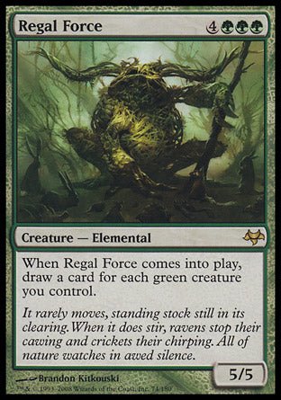 Regal Force (Eventide) Damaged / Poor Foil - Nick Nack's Full Frontal Attack