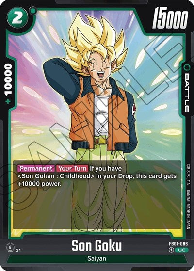 Son Goku FB01-086 (Awakened Pulse) Near Mint
