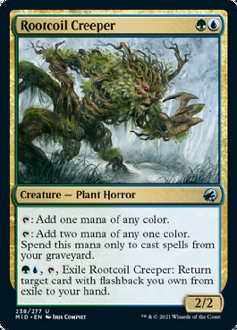 Rootcoil Creeper (Innistrad: Midnight Hunt) Near Mint - Nick Nack's Full Frontal Attack