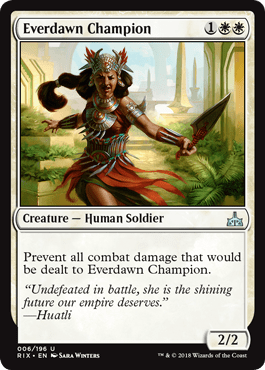 Everdawn Champion (Rivals of Ixalan) Near Mint - Nick Nack's Full Frontal Attack